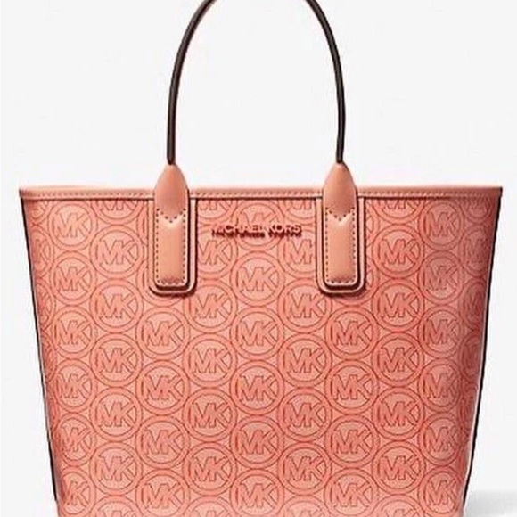 MICHAEL KORS Jodie Small Logo Jacquard Tote Bag NWT - Picture 1 of 8